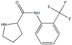 N-[2-(trifluoromethyl)phenyl]pyrrolidine-2-carboxamide 结构式