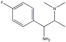 N-[2-amino-2-(4-fluorophenyl)-1-methylethyl]-N,N-dimethylamine 结构式