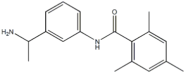 N-[3-(1-aminoethyl)phenyl]-2,4,6-trimethylbenzamide 结构式