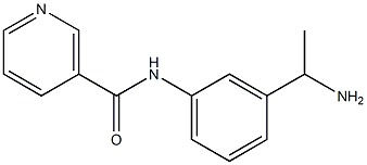 N-[3-(1-aminoethyl)phenyl]nicotinamide 结构式