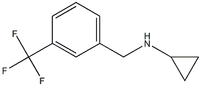 N-[3-(trifluoromethyl)benzyl]cyclopropanamine 结构式