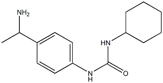 N-[4-(1-aminoethyl)phenyl]-N'-cyclohexylurea 结构式