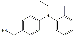 N-[4-(aminomethyl)phenyl]-N-ethyl-2-methylaniline 结构式