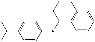 N-[4-(propan-2-yl)phenyl]-1,2,3,4-tetrahydronaphthalen-1-amine 结构式