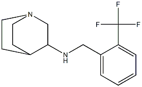 N-{[2-(trifluoromethyl)phenyl]methyl}-1-azabicyclo[2.2.2]octan-3-amine 结构式