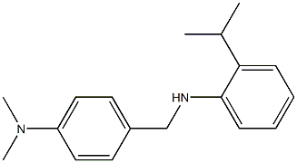 N-{[4-(dimethylamino)phenyl]methyl}-2-(propan-2-yl)aniline 结构式