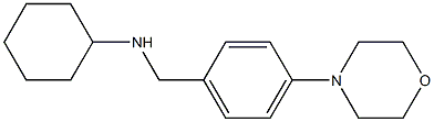 N-{[4-(morpholin-4-yl)phenyl]methyl}cyclohexanamine 结构式