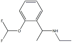 N-{1-[2-(difluoromethoxy)phenyl]ethyl}-N-ethylamine 结构式