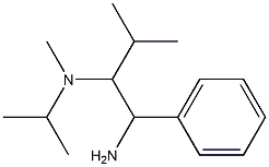 N-{1-[amino(phenyl)methyl]-2-methylpropyl}-N-isopropyl-N-methylamine 结构式