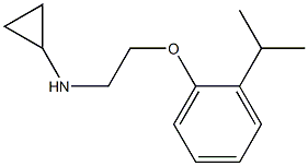 N-{2-[2-(propan-2-yl)phenoxy]ethyl}cyclopropanamine 结构式