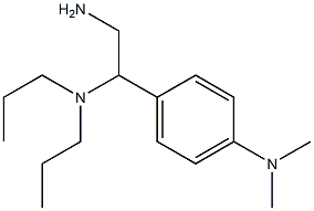 N-{2-amino-1-[4-(dimethylamino)phenyl]ethyl}-N,N-dipropylamine 结构式