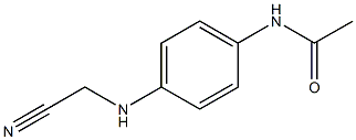 N-{4-[(cyanomethyl)amino]phenyl}acetamide 结构式