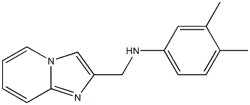 N-{imidazo[1,2-a]pyridin-2-ylmethyl}-3,4-dimethylaniline 结构式