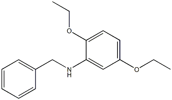 N-benzyl-2,5-diethoxyaniline 结构式