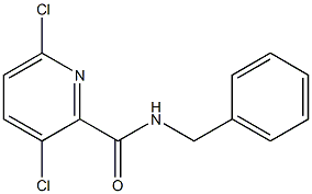 N-benzyl-3,6-dichloropyridine-2-carboxamide 结构式