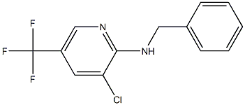 N-benzyl-3-chloro-5-(trifluoromethyl)pyridin-2-amine 结构式