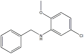 N-benzyl-5-chloro-2-methoxyaniline 结构式