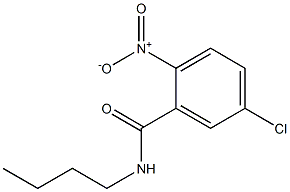 N-butyl-5-chloro-2-nitrobenzamide 结构式