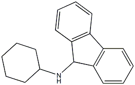 N-cyclohexyl-9H-fluoren-9-amine 结构式