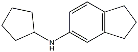 N-cyclopentyl-2,3-dihydro-1H-inden-5-amine 结构式