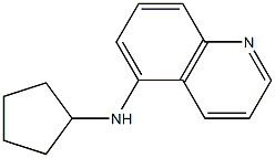 N-cyclopentylquinolin-5-amine 结构式