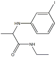 N-ethyl-2-[(3-iodophenyl)amino]propanamide 结构式