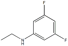 N-ethyl-3,5-difluoroaniline 结构式