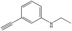 N-ethyl-3-ethynylaniline 结构式