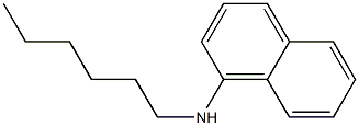 N-hexylnaphthalen-1-amine 结构式