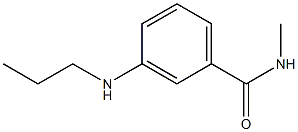 N-methyl-3-(propylamino)benzamide 结构式