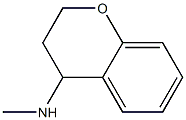 N-methyl-3,4-dihydro-2H-1-benzopyran-4-amine 结构式