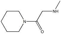 N-methyl-N-(2-oxo-2-piperidin-1-ylethyl)amine 结构式