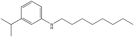 N-octyl-3-(propan-2-yl)aniline 结构式