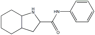 N-phenyloctahydro-1H-indole-2-carboxamide 结构式