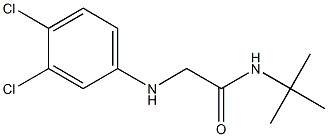 N-tert-butyl-2-[(3,4-dichlorophenyl)amino]acetamide 结构式