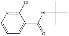 N-tert-butyl-2-chloropyridine-3-carboxamide 结构式