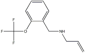 prop-2-en-1-yl({[2-(trifluoromethoxy)phenyl]methyl})amine 结构式