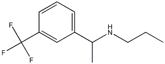 propyl({1-[3-(trifluoromethyl)phenyl]ethyl})amine 结构式