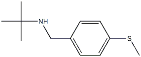 tert-butyl({[4-(methylsulfanyl)phenyl]methyl})amine 结构式