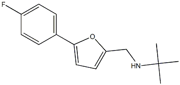 tert-butyl({[5-(4-fluorophenyl)furan-2-yl]methyl})amine 结构式