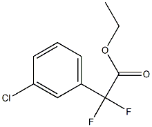 Ethyl (3-Chlorophenyl)-difluoroacetate 结构式