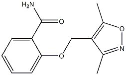 Benzamide,  2-[(3,5-dimethyl-4-isoxazolyl)methoxy]- 结构式