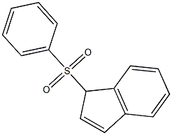 1-(PHENYLSULFONYL)-1H-INDENE 结构式