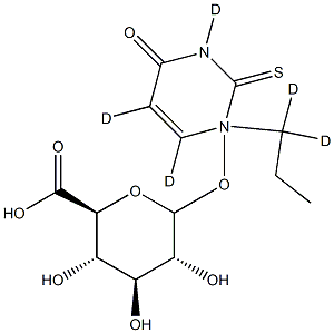 Propylthiouracil-d5 N--D-Glucuronide 结构式