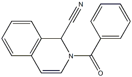 2-Benzoyl-1,2-dihydro-isoquinoline-1-carbonitrile 结构式