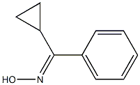 Cyclopropyl-phenyl-methanone oxime 结构式