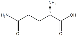 L-GLUTAMINE  extrapure CHR 结构式