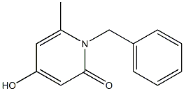 1-benzyl-4-hydroxy-6-methylpyridin-2(1H)-one 结构式