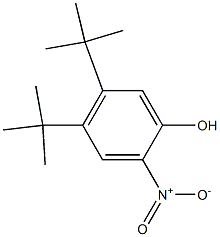 4,5-ditert-butyl-2-nitrophenol 结构式