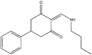 2-[(butylamino)methylene]-5-phenylcyclohexane-1,3-dione 结构式